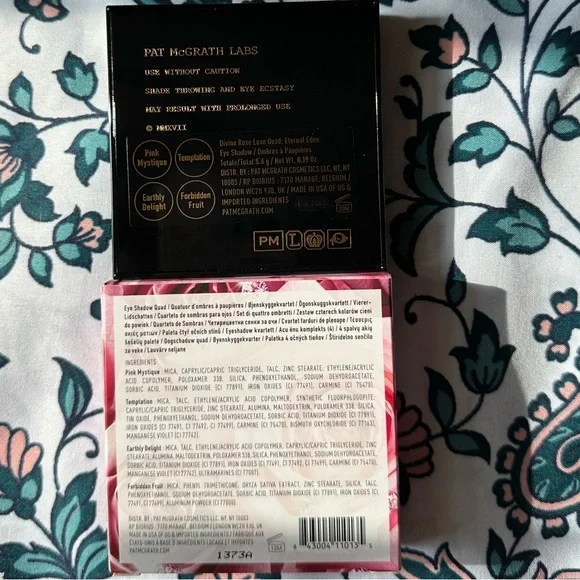Pat McGrath Divine Rose Luxe Eyeshadow Palette in Eternal Eden. NIB.